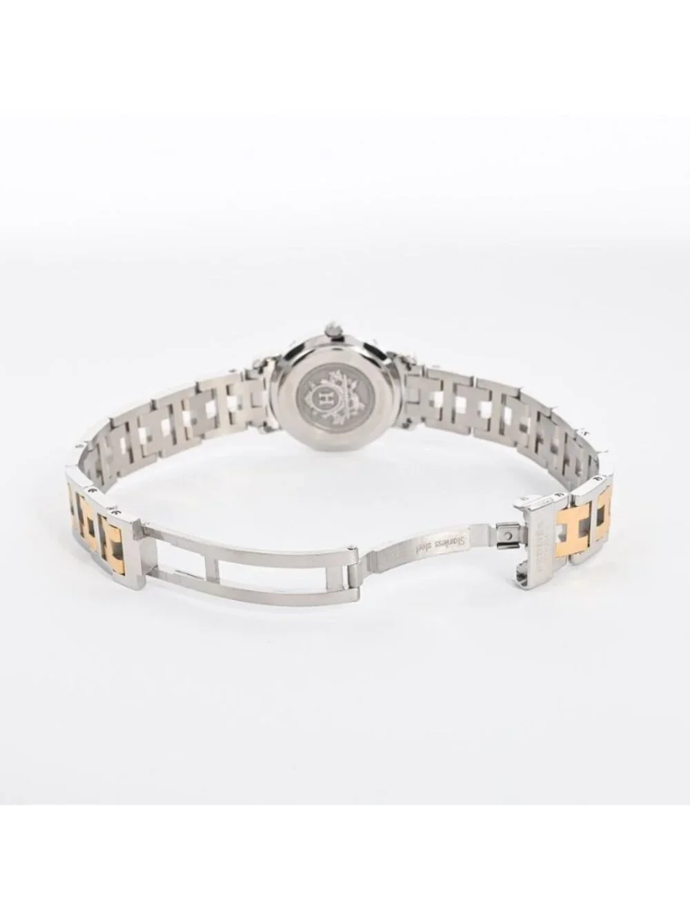 Hermes Watch Clipper Gold